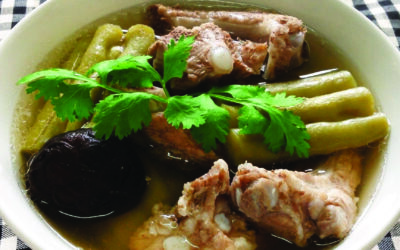 Bitter gourd soup pork ribs-01